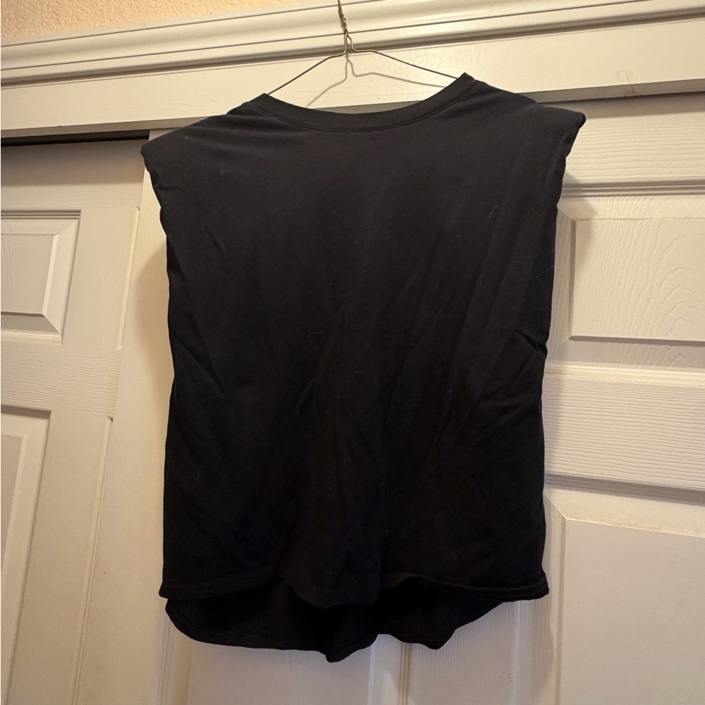 Aritzia Black Muscle Tee